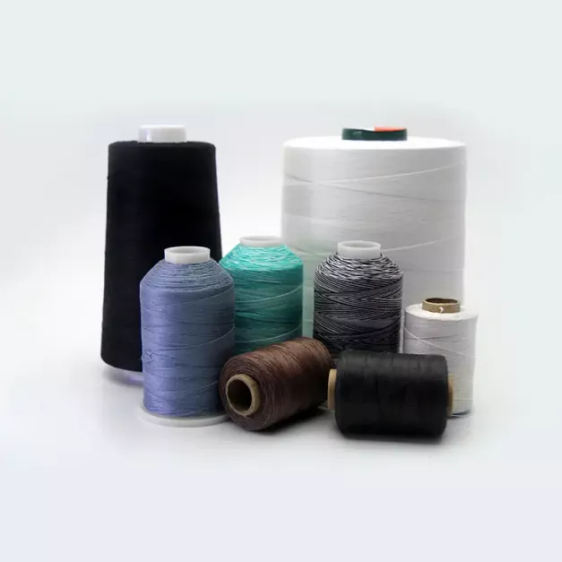 Linha de costura de algodão antirrugas ecológica para costura