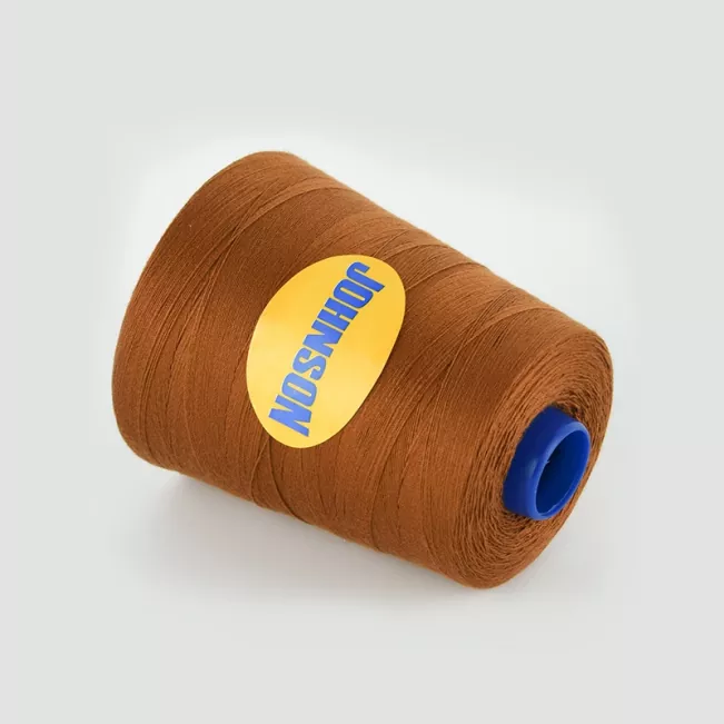Linha de costura de poliéster fiado colorido de alta resistência para ternos Linha de costura de poliéster fiado colorido de alta resistência para ternos